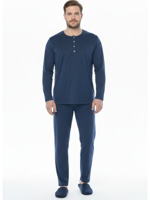 Asn Concept Erkek Lacivert Pijama Takımı