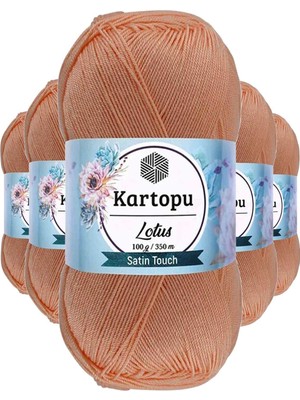 Zenvia 5 Adet Lotus Bikini Büstiyer Bluz Örgü Ipi  K277 Şeftali (ZNV-556)