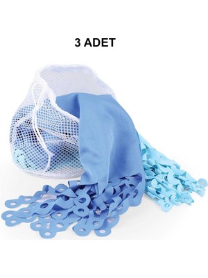 Zenvia 3 Adet Eşarp, Yazma ve Şal Yıkama Filesi (ZNV-556)