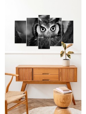 TeknoKapsül Baykuş 5 Parçalı Mdf Tablo 60 x 100