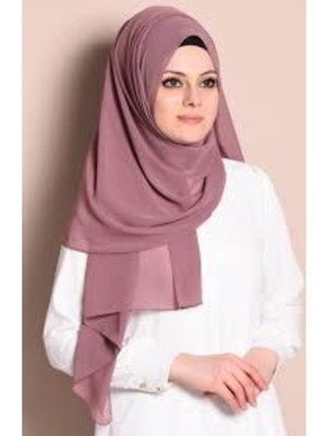 Sedef Şifon Şal,gül KURUSU,70X200