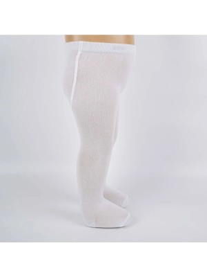 Zenvia Bebek Pamuklu Külotlu Çorap Beyaz (ZNV-556)