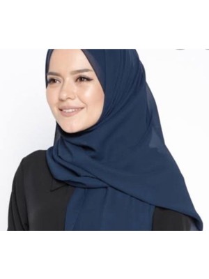 Sedef Şifon Kare EŞARP,INDIGOI,150X150