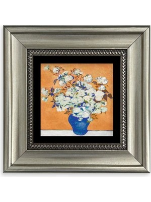 TeknoKapsül Van Gogh Çerçeveli Taş Tablo 20 cm
