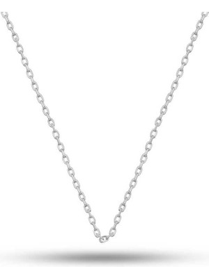 Özcömert Silver Gümüş 0.40 Mikron 50 cm Forse Zincir