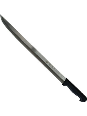Bursa Paslanmaz Sivri Uçlu Cağ Kebabı Bıçağı 40 cm - Plastik Sap