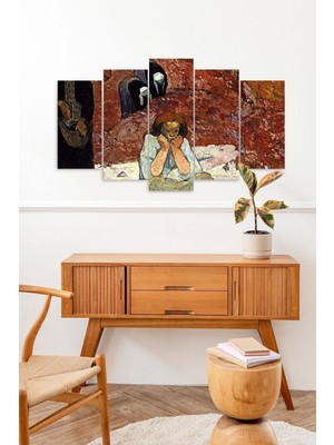 TeknoKapsül Düşündüren Tablo 5 Parçalı Mdf Tablo 60 x 100