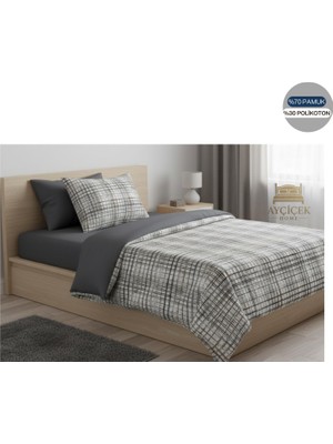 Ayçiçek Home Tek Kişilik Nevresim Takımı 100/200 lastikli çarşaf 150/220 yorgan ölçüsü özel ölçü
