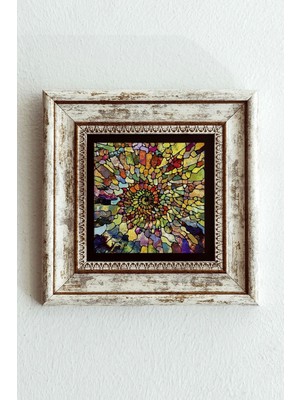 TeknoKapsül Çerçeveli Taş Tablo , Çerçeveli Taş Duvar DEKORU-ENKCRCVTBL-00199 20 cm