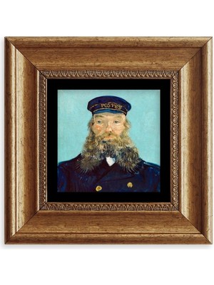 TeknoKapsül Van Gogh Çerçeveli Taş Tablo 20 cm