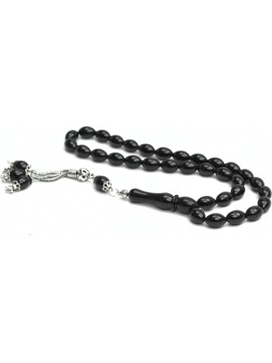 Blackcraft Sade Kızılcık Model Oltu Taşı Tespih