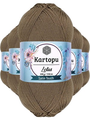 Zenvia 5 Adet Lotus Bikini Büstiyer Bluz Örgü Ipi  K833 Vizon (ZNV-556)