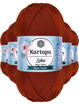 Zenvia 5 Adet Lotus Bikini Büstiyer Bluz Örgü Ipi  K834 Taba (ZNV-556)