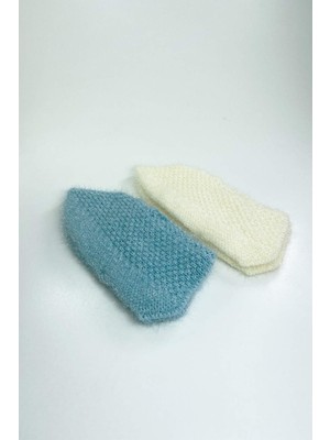 Zenvia 2 Çift El Örgüsü Kışlık Şık Kadın Yün Patik Set 4 (ZNV-556)