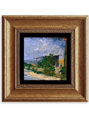 TeknoKapsül Van Gogh Çerçeveli Taş Tablo 20 cm