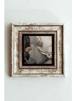 TeknoKapsül Çerçeveli Taş Tablo , Çerçeveli Taş Duvar DEKORU-ENKCRCVTBL-00156 20 cm