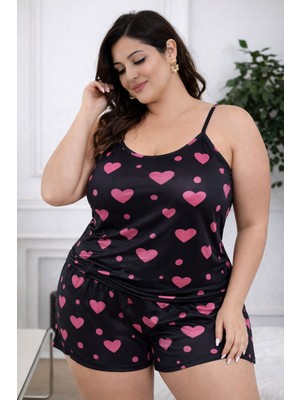 Süsen Lingerie Yüzde Yüz Pamuk Penye Kadın Gecelik Takımı, Büyük Beden Kadın Gecelik Takımı