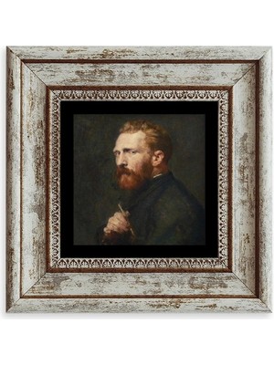 TeknoKapsül Van Gogh Çerçeveli Taş Tablo 20 cm