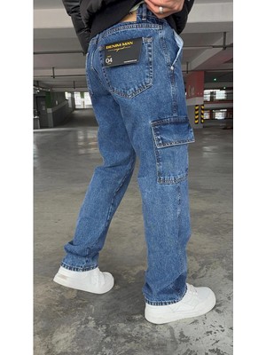 Neva Shop Erkek Kargo Lacivert Baggy