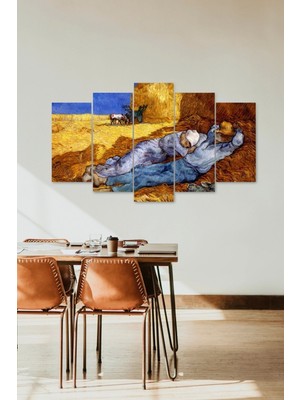 TeknoKapsül Insan Manzara 5 Parçalı Mdf Tablo 60 x 100