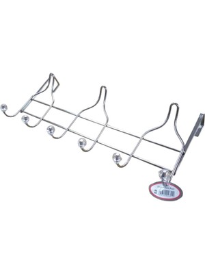 Zenvia Enfa Amerikan Kapı Arkası Askı 6lı - Krom Royaleks-Ka-06 (ZNV-556)