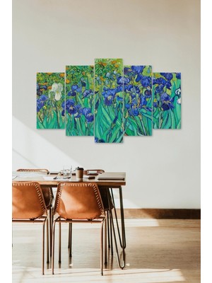 TeknoKapsül Manzara 5 Parçalı Mdf Tablo 60 x 100