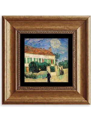 TeknoKapsül Manzara Çerçeveli Taş Tablo 20 cm