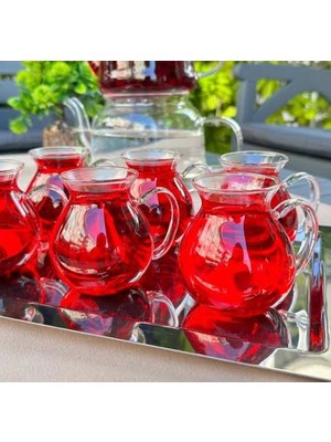 Borosilikat Cam Bardak 6 Adet