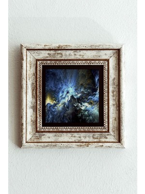 TeknoKapsül Çerçeveli Taş Tablo , Çerçeveli Taş Duvar DEKORU-ENKCRCVTBL-00186 20 cm