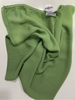 Sedef Caz Kare Eşarp,mint YEŞILI,110X110