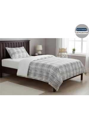 Ayçiçek Home Tek Kişilik Nevresim Takımı 100/200 lastikli çarşaf 160/215 yorgan ölçüsü