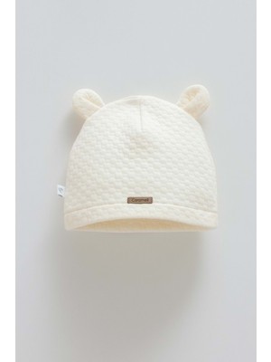 Love Hugs Detaylı Bere - Caramell  - SPK2037 - Ekru - 3 - 6 Ay