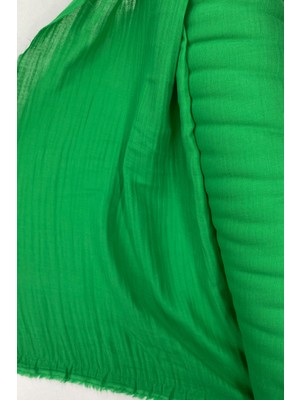 Zenvia Çok Amaçlı Müslin Pamuklu Bebek Örtü ve Battaniye Kumaşı Müslin Bez Zümrüt Yeşili 41 (Zn