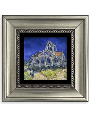 TeknoKapsül Van Gogh Çerçeveli Taş Tablo 20 cm