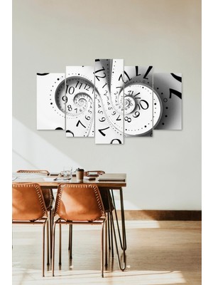 TeknoKapsül Zaman 5 Parçalı Mdf Tablo 60 x 100