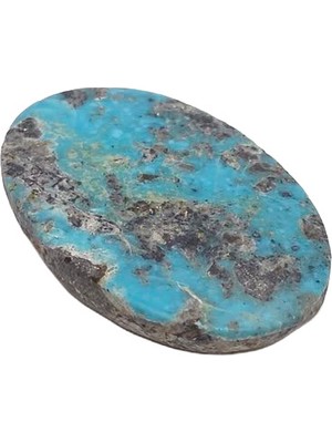 Hasyılmaz Doğal Iran Nişabur Firuze (Turkuaz) Taşı 24,7 Karat - 4,90 Gram T005