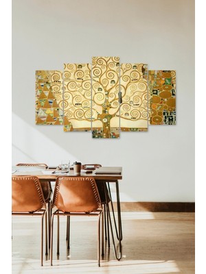 TeknoKapsül Ağaç 5 Parçalı Mdf Tablo 60 x 100