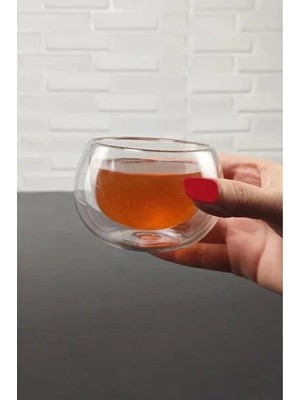 Çift Cidarlı Cam Reçellik 6 Adet