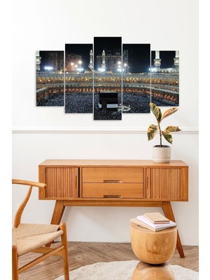 TeknoKapsül Kabe Manzarası 5 Parçalı Mdf Tablo 60 x 100