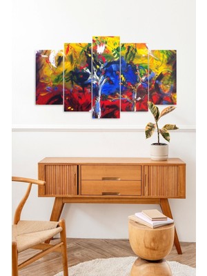 TeknoKapsül Manzara Doğa 5 Parçalı Mdf Tablo 60 x 100