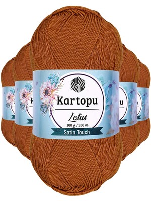 Zenvia 5 Adet Lotus Bikini Büstiyer Bluz Örgü Ipi  K302 Tarçın (ZNV-556)