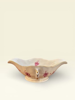 Herend El Yapımı Porselen Sosluk Sos Kasesi | El Boyama | Koleksiyonluk