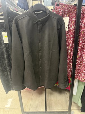 Laviva Fashion Süvet/nubuk Deri Siyah Renk Gömlek