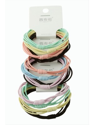 Makay Renkli Lastikli Toka 4 Adet