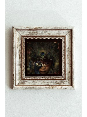 TeknoKapsül Çerçeveli Taş Tablo , Çerçeveli Taş Duvar DEKORU-ENKCRCVTBL-00194 20 cm