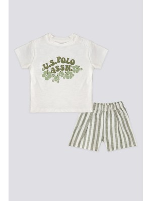 U.S. Polo Assn. Kız Bebek Beyaz 2li Bebek Takım