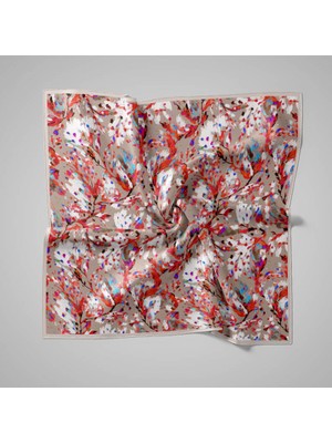 Piramit Naturel Eşarp | Tüy Ezgisi