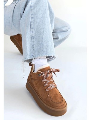 LTG Nova Muden Taba Süet Bağcıklı Bot