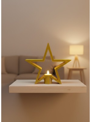 Teknomiy Yıldız Mumluk Sarı