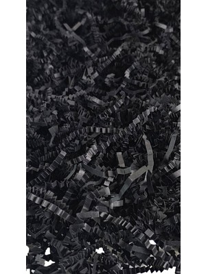 Adenz Kırpık Z Zigzag Siyah Pelur Kırpıntı Kağıt 100 Gram Süs Dolgu Malzemesi Black Paper